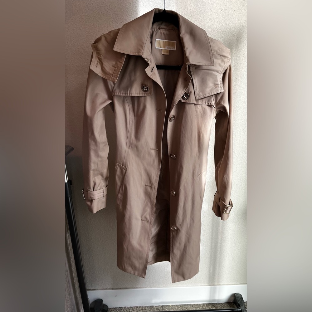 Michael Kors Beige Trench Coat - Picture 15 of 15